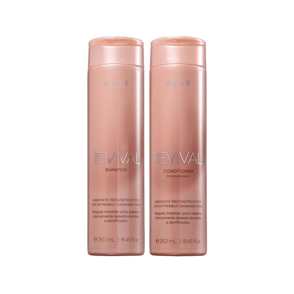 Kit Braé Revival - Shampoo 250 ml + Condicionador 250 ml