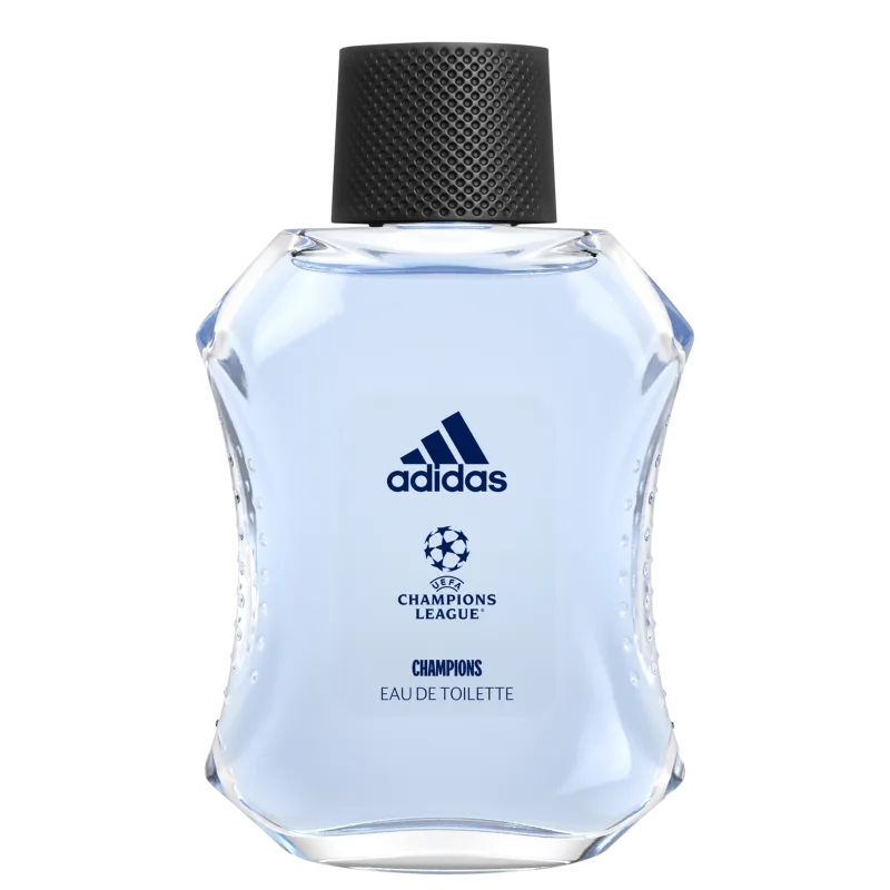 Frasco de fragrância masculina e vibrante inspirada no espírito de competição do futebol