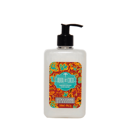 Sabonete Líquido Cremoso de L’Occitane au Brésil Água de Coco 500ml - A Perfumista Mococa