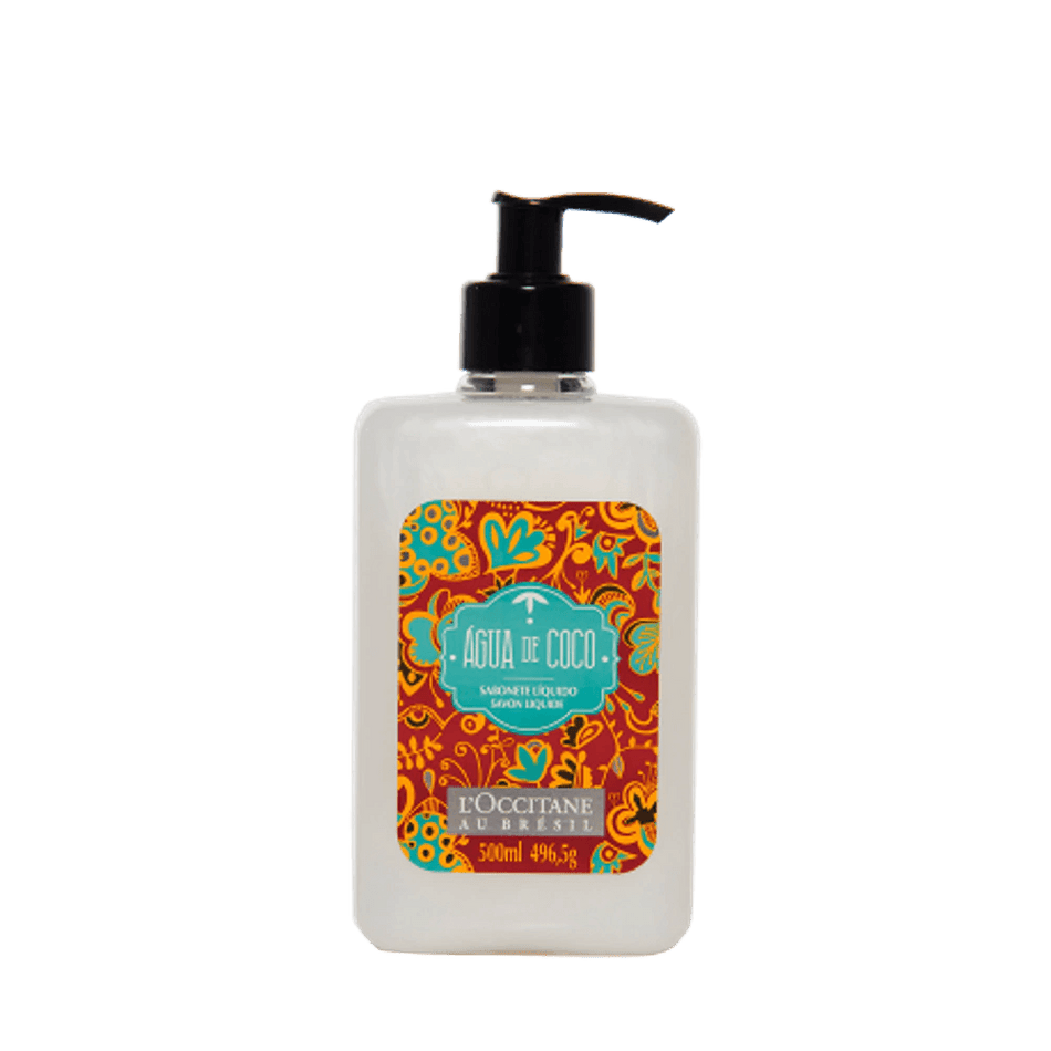 Sabonete Líquido Cremoso de L’Occitane au Brésil Água de Coco 500ml - A Perfumista Mococa