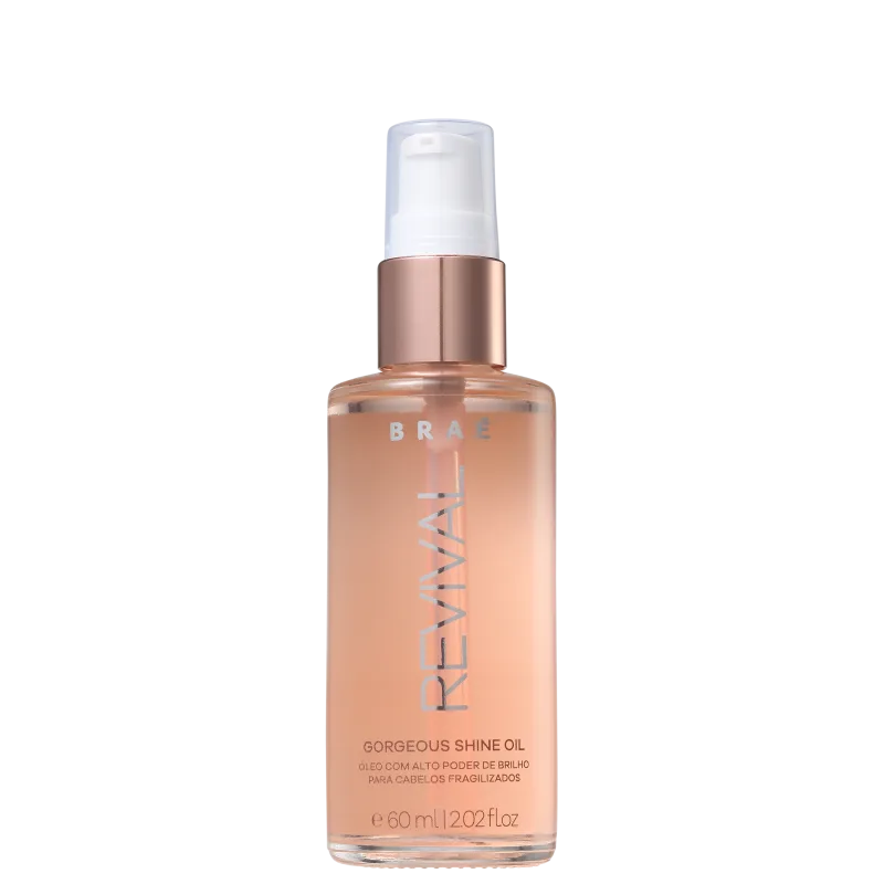 Brae Revival Gorgeous Shine Oil é o elixir perfeito para cabelos secos e danificados.