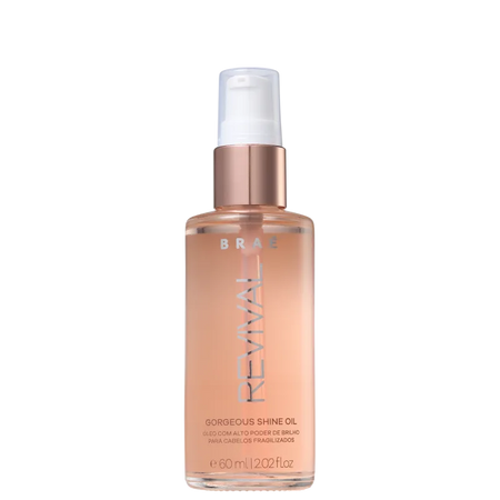 Brae Revival Gorgeous Shine Oil é o elixir perfeito para cabelos secos e danificados.