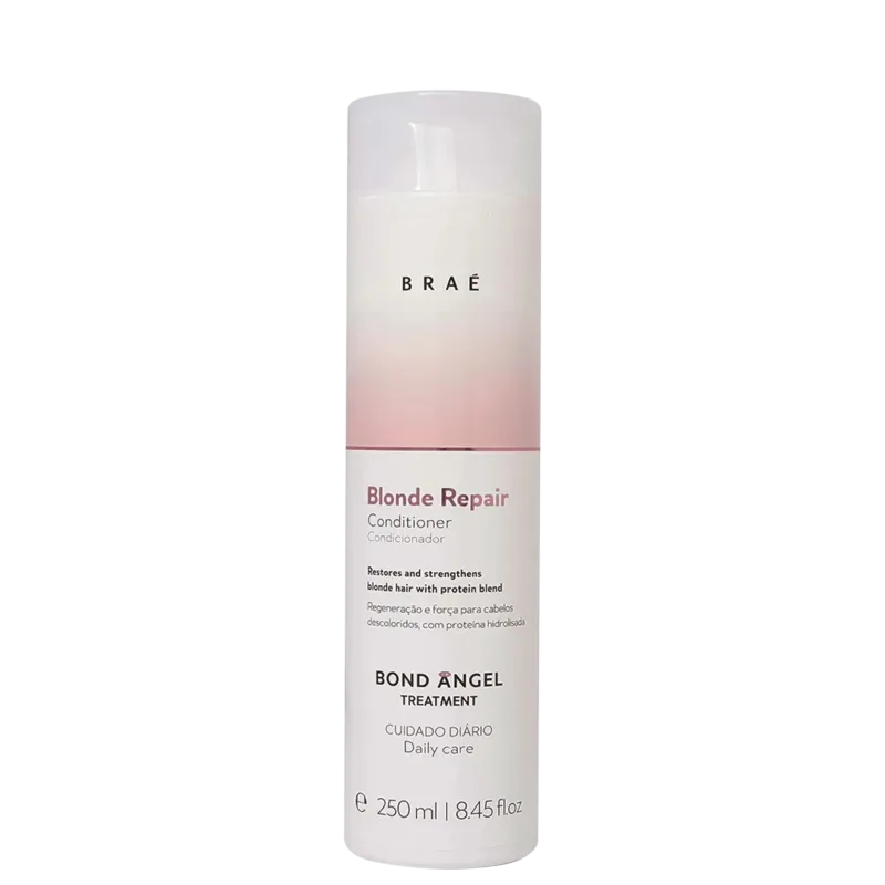 Condicionador Braé Bond Angel Blonde Repair 250ml: Nutrição e Brilho para Cabelos Loiros Deslumbrantes - A Perfumista Mococa