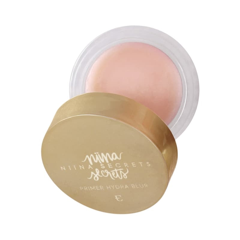 Frasco aberto de Primer Facial Hidra Blur Niina Secrets Eudora 11g