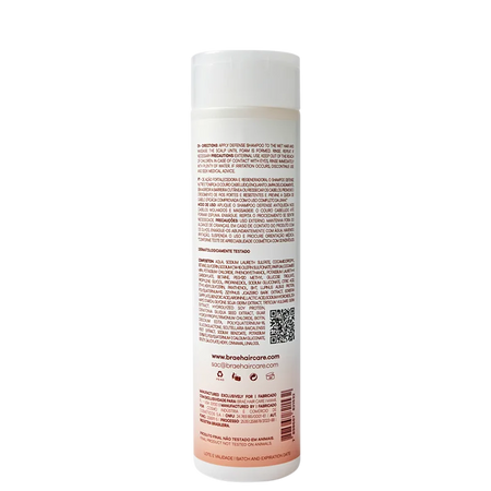 Shampoo para cabelos danificados e quebradiços. Braé Defense Anti Hair Loss remove todos os resíduos dos fios, enquanto os fortalece.