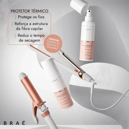 Banner de Braé High Protect Thermal Protection. Esse leave-in condicionante revolucionário 