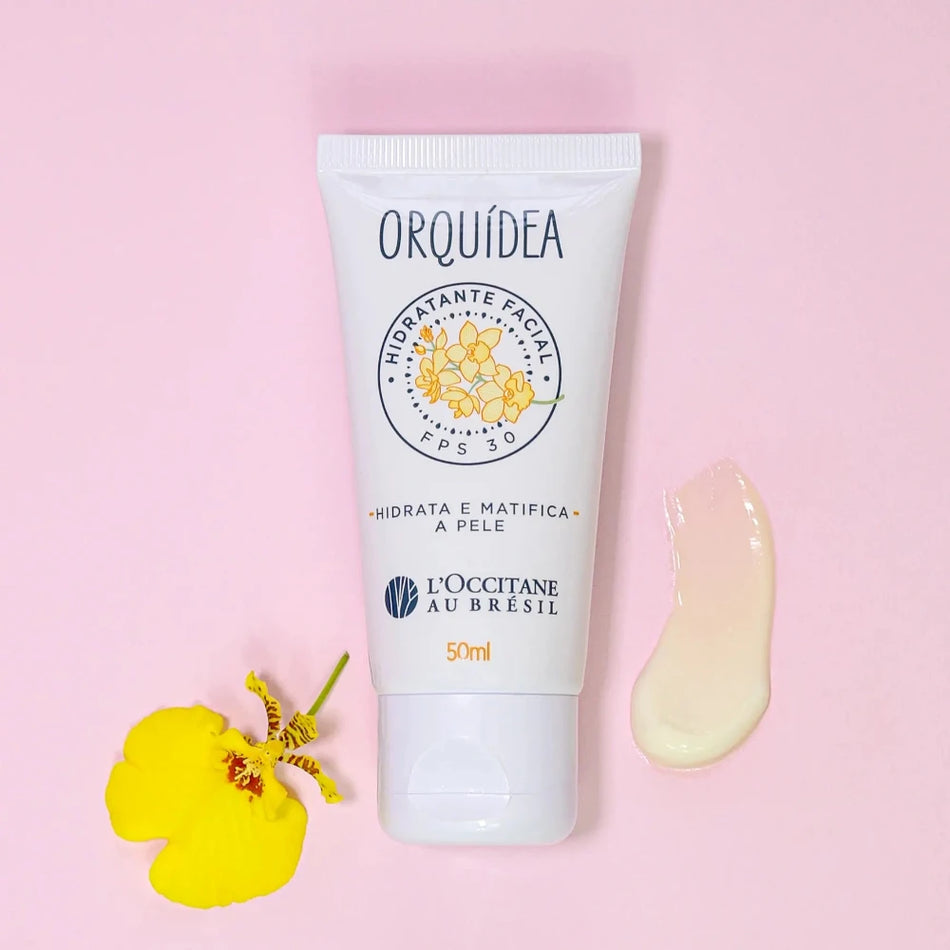 Banner Hidratante Facial com FPS30 L’Occitane au Brésil Orquídea 50ml