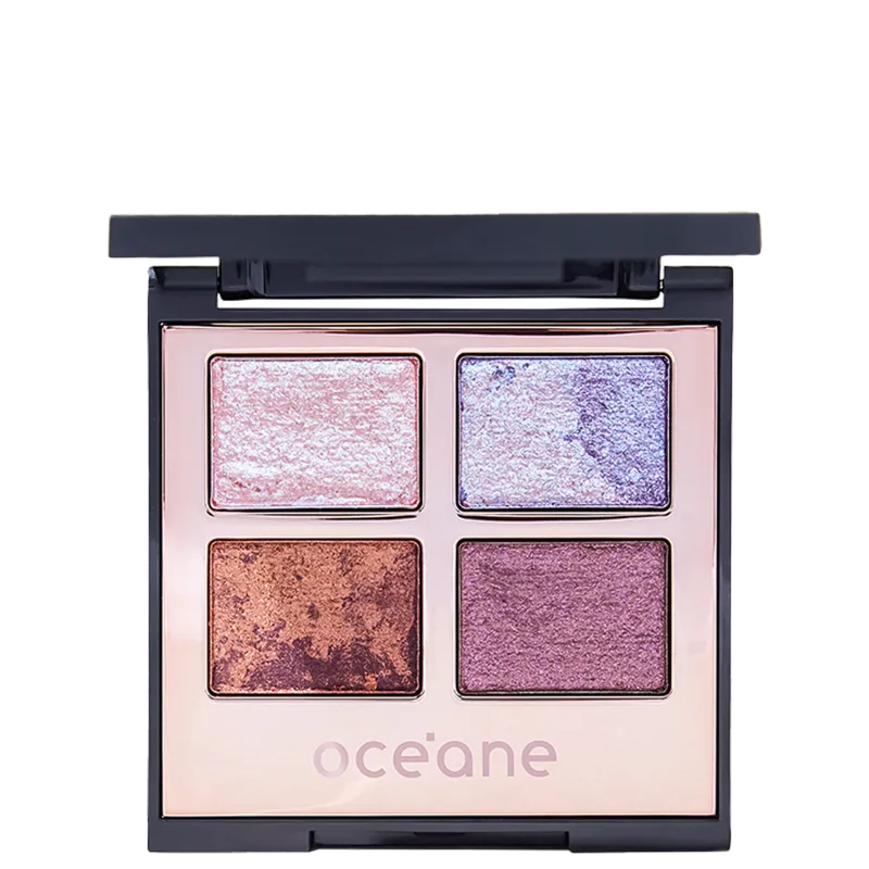 Quatro cores de Paleta de Sombras Océane Edition 4 Eyeshadow Palette Cosmic