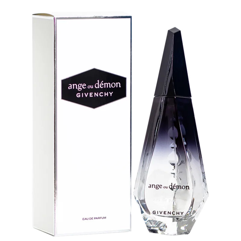 Caixa e frasco de Ange ou Démon é um perfume Givenchy feminino oriental floral