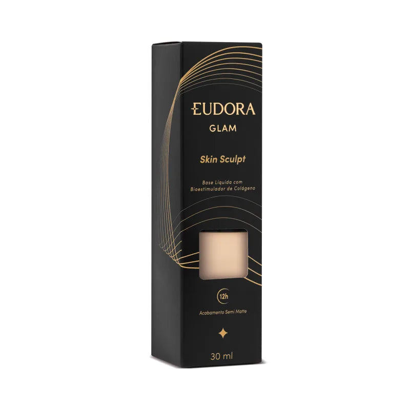 Caixa do Eudora Glam Skin Sculpt Semi Matte - Base Líquida 30ml