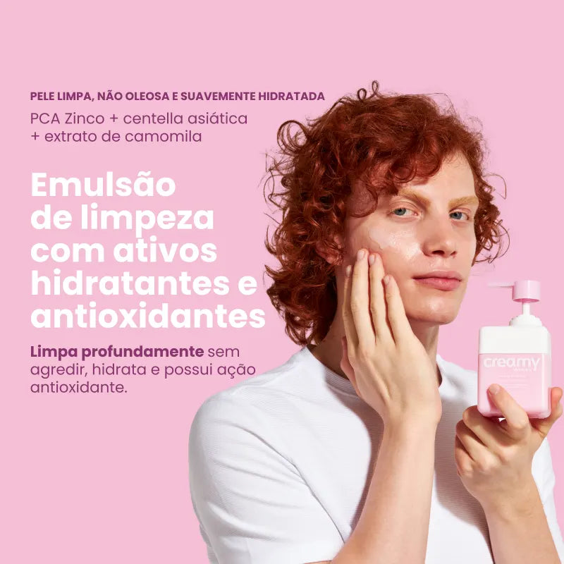 Creamy - Emulsão de Limpeza Facial 180ml - A Perfumista Mococa