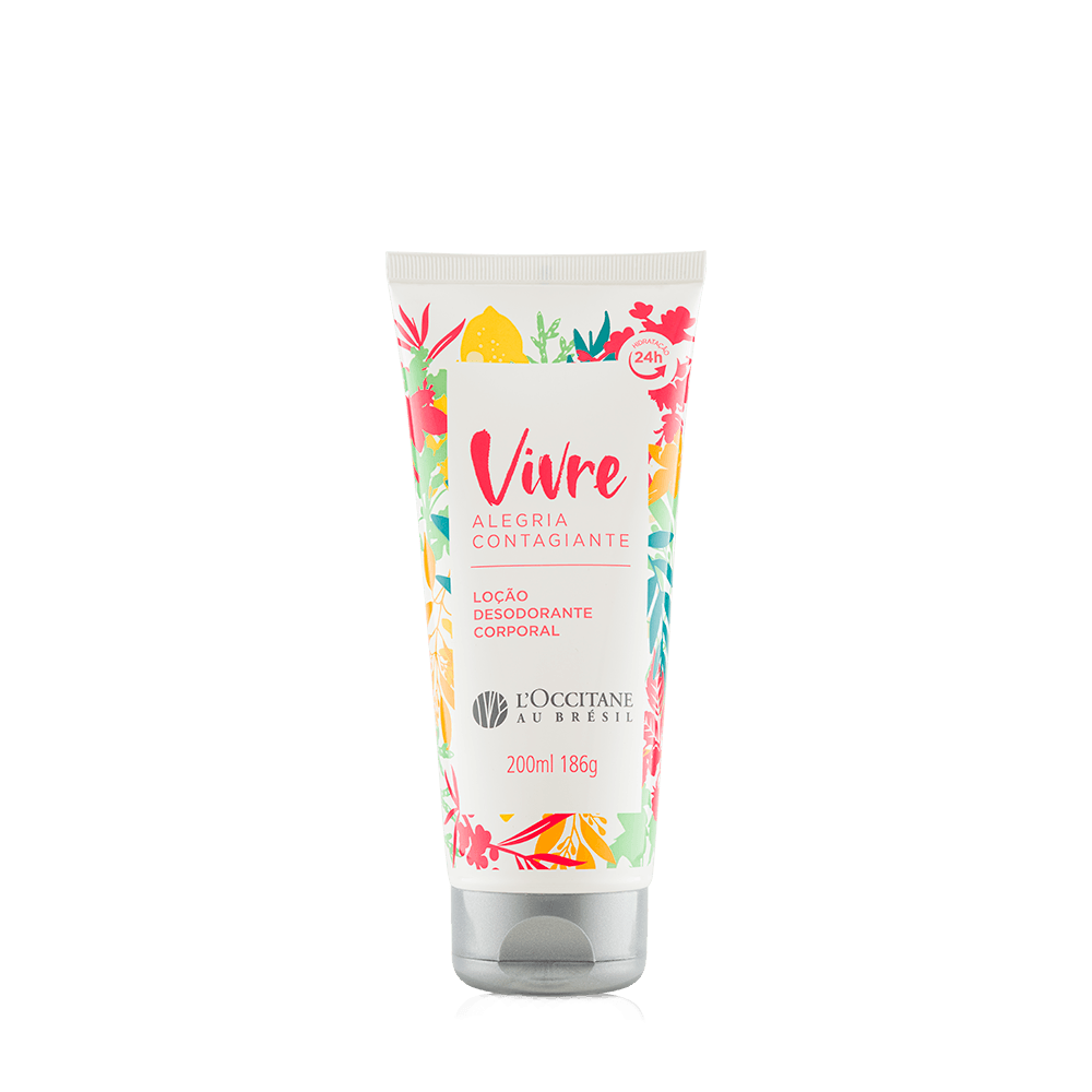 Loção Corporal Vivre Alegria Contagiante L’Occitane au Brésil 200ml - A Perfumista Mococa