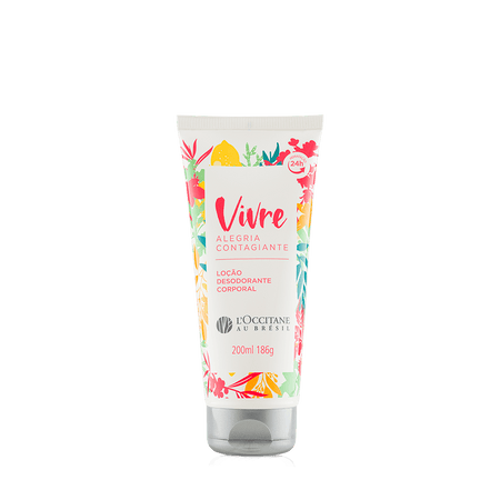 Loção Corporal Vivre Alegria Contagiante L’Occitane au Brésil 200ml - A Perfumista Mococa